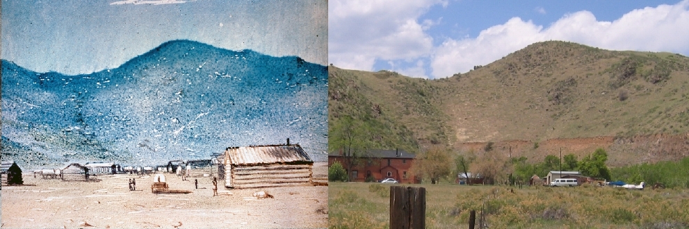 Golden Gate City 1860 and 2008